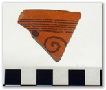 AZC 174 - Black-on-Orange Variant G-2 - Bowl